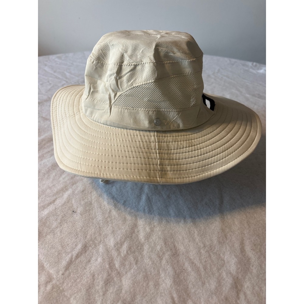 Outdoor Trail Boonie Hat Unisex OS Cream Excellent Mesh Vented Fishing Sun Cap